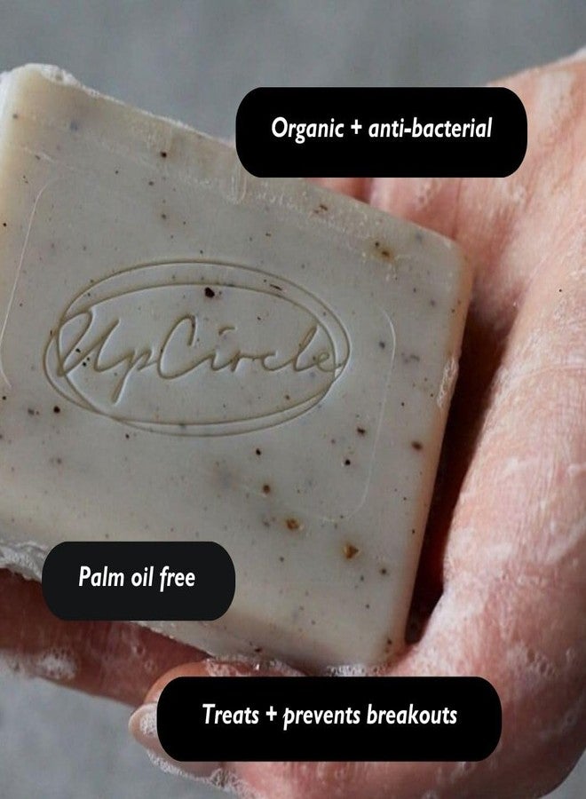 UpCircle Fennel + Cardamom Chai Soap Bar 3.5oz - Certified Organic Vegan Cleanser For Face And Body - Green Clay, Glycerin + Shea Butter Draw Toxins From Pores - Palm Oil Free - Image 2