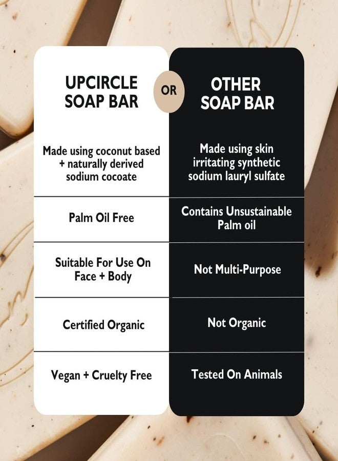 UpCircle Fennel + Cardamom Chai Soap Bar 3.5oz - Certified Organic Vegan Cleanser For Face And Body - Green Clay, Glycerin + Shea Butter Draw Toxins From Pores - Palm Oil Free - Image 4
