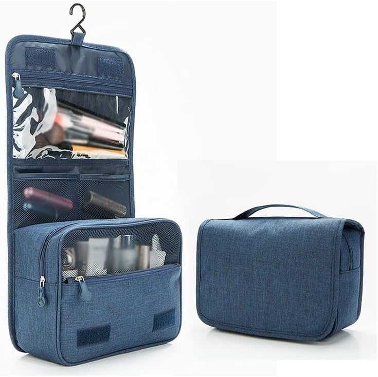 Travel Wash Bag Cosmetic Bag Large Capacity Multifunctional Storage Bag Travel Storage(D) - Image 3