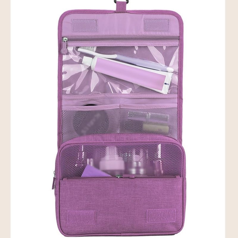 Travel Wash Bag Cosmetic Bag Large Capacity Multifunctional Storage Bag Travel Storage(D) - Image 4