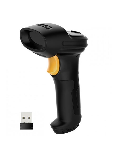 Inateck Barcode Scanner, Wireless Scanner, 2600mAh Battery, 35M Range, Automatic Scanning, BCST-60 Black