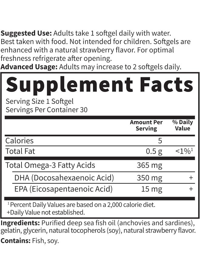 Garden of Life - O3, Oceans Mom, Prenatal Dha 30 Caps - Image 1