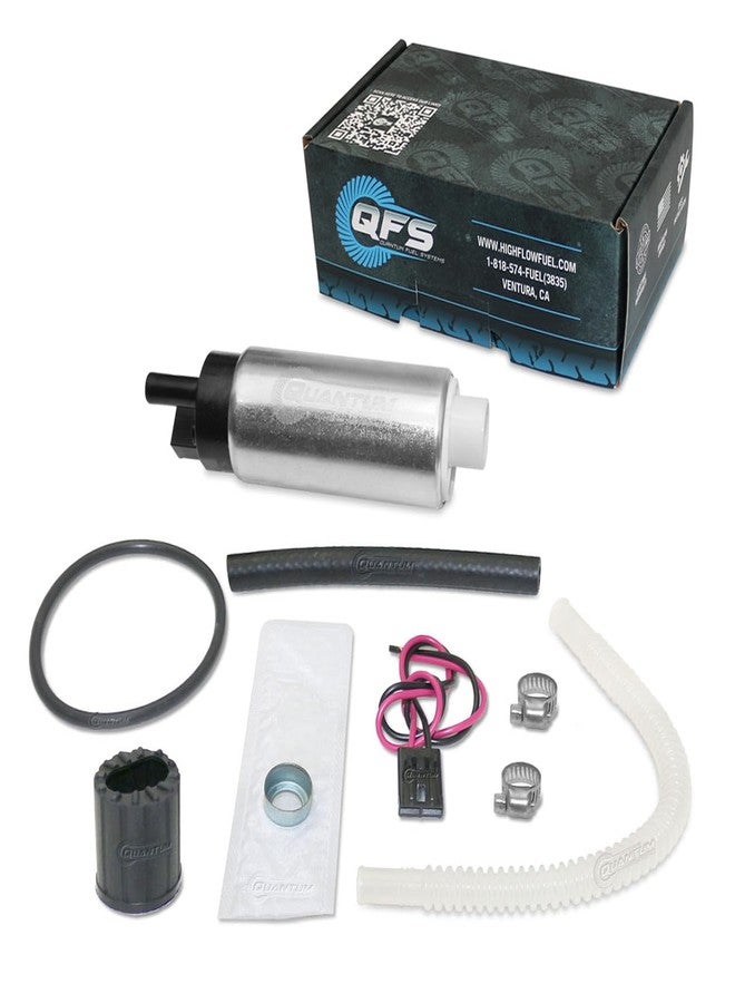 HFP QFS 255LPH Performance Fuel Pump w/Installation Kit - Universal Fit, In-Tank - Image 1