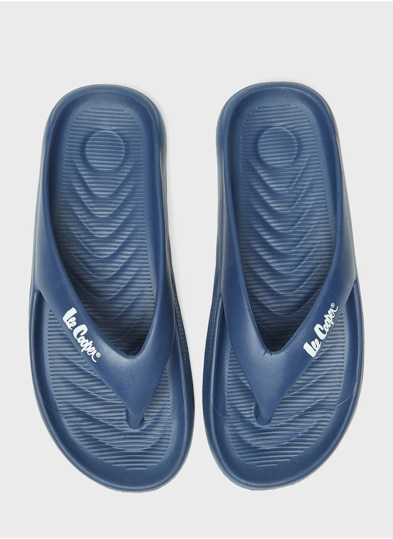 لي كوبر Logo Flip Flops