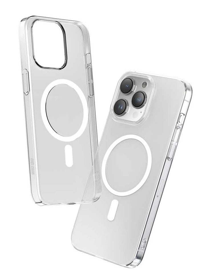 جرين ليون جراب ديلجادو للكمبيوتر الشخصي لهاتف iPhone 14 Pro Max / حماية من الصدمات والخدوش / خفيف الوزن / سهل التركيب وفتحات دقيقة - شفاف  - Image 1