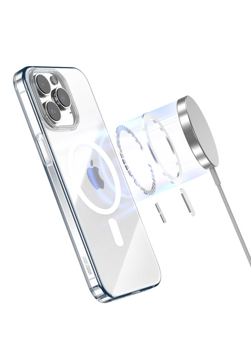 جرين ليون جراب ديلجادو للكمبيوتر الشخصي لهاتف iPhone 14 Pro Max / حماية من الصدمات والخدوش / خفيف الوزن / سهل التركيب وفتحات دقيقة - شفاف  - Image 4