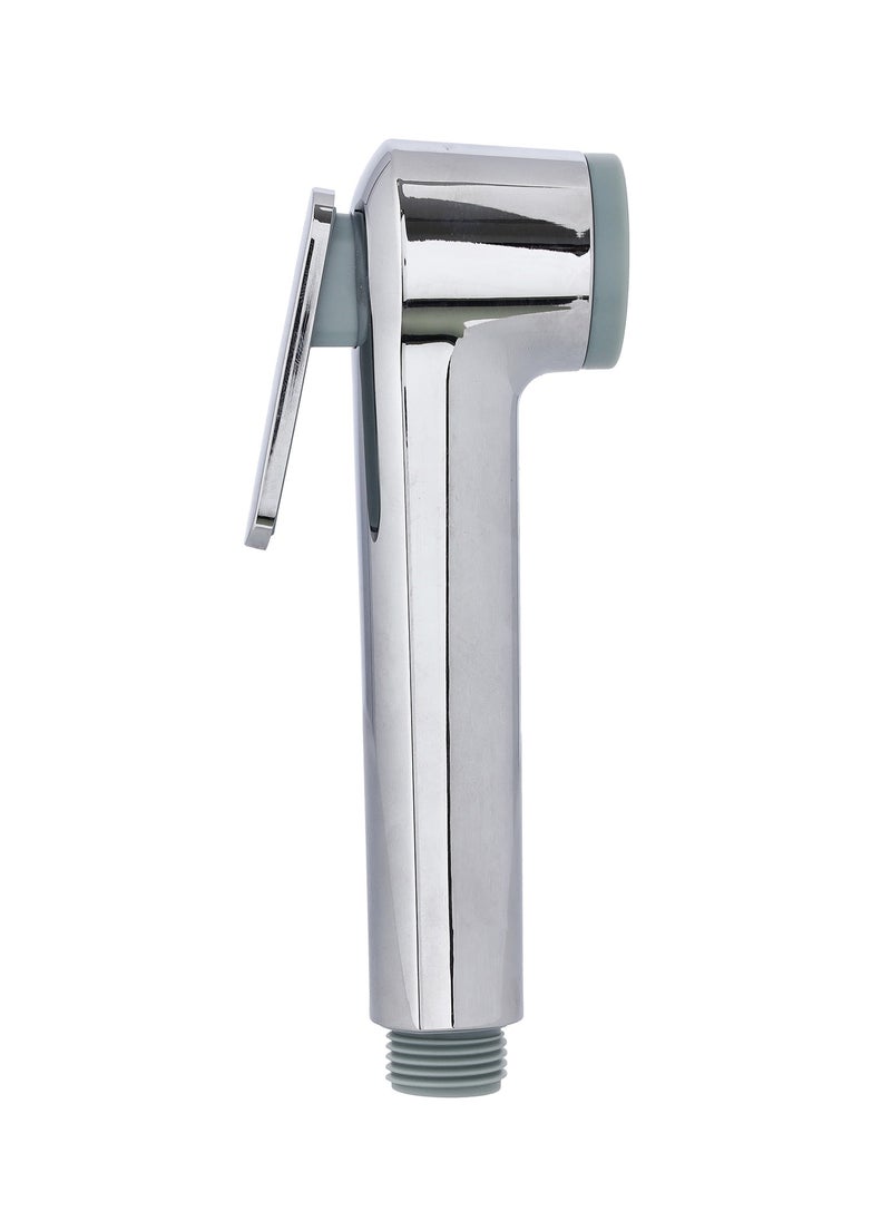 GEEPAS - Geepas Chrome Shattaf Set- GSW61104| Soft Spray, Non-Stop Water Jet With Easy to use Mechanism| High-Quality ABS Material And High Grade Chrome, 1/2" Standard Connector| For Bathroom Use| Silver - Image 1