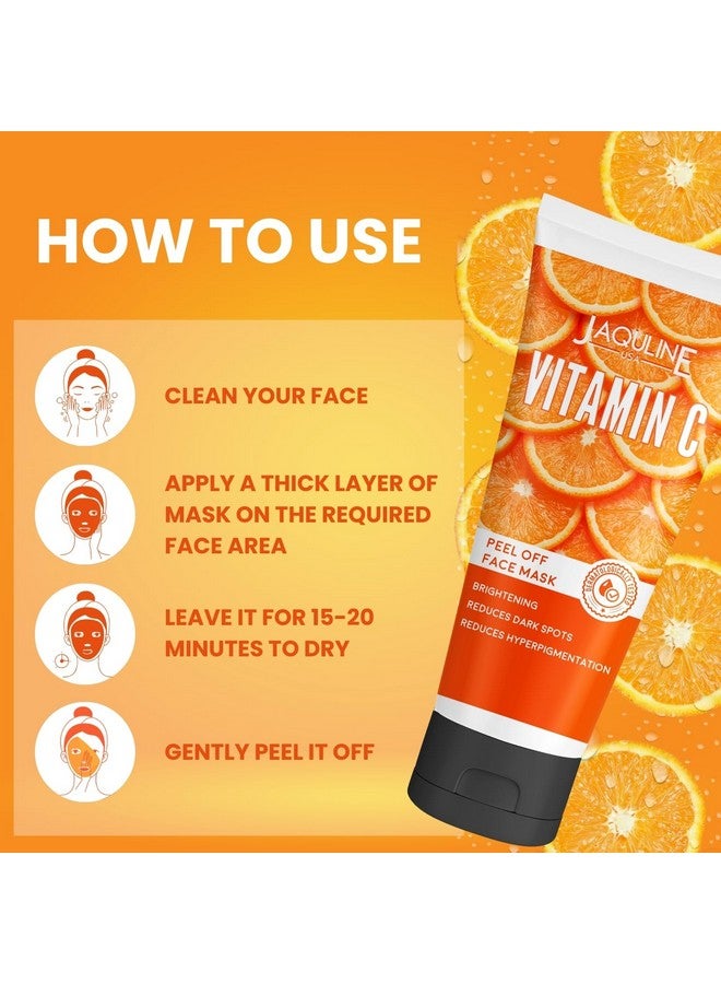 جاكلين يو أس أيه قناع تقشير الوجه بفيتامين سي للرجال والنساء | يحارب التلوث والأوساخ | يزيل الشوائب وحب الشباب | يزيل السموم من البشرة بعمق | تم اختباره من قبل أطباء الجلدية | 100 مل - Image 3