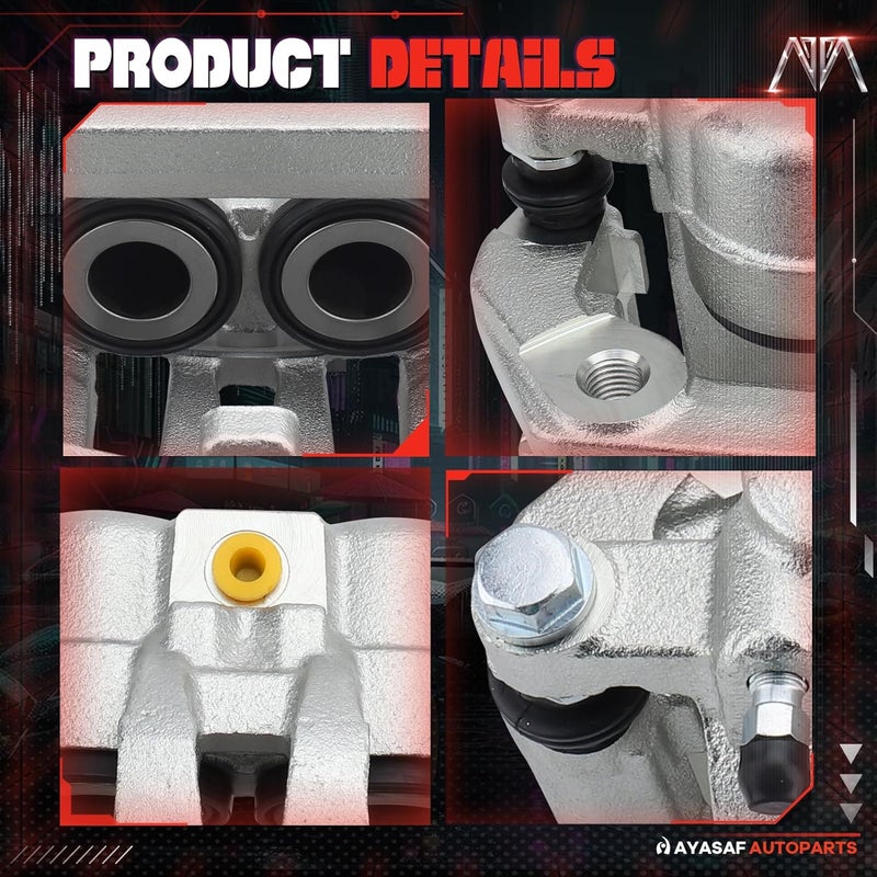 MAYASAF 18B5077 Rear Left Brake Caliper Assembly for Ford F-250 and F-350 Super Duty (2008-2012) - Image 2