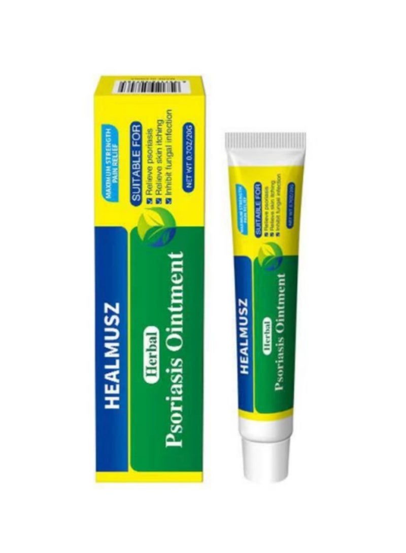 HEALMUSZ Herbal Psoriasis & Eczema Cream: Soothing Body Moss Therapy for Itchy Skin Relief  - Image 1