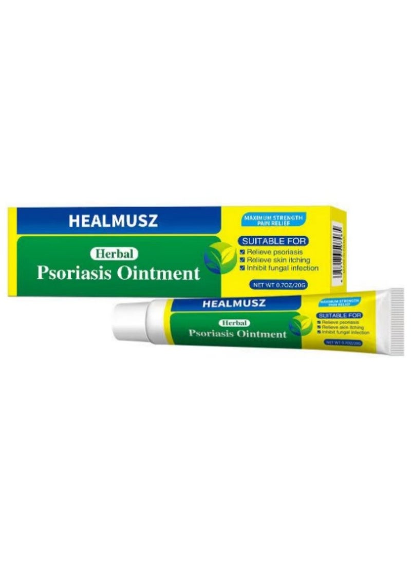 HEALMUSZ Herbal Psoriasis & Eczema Cream: Soothing Body Moss Therapy for Itchy Skin Relief  - Image 2