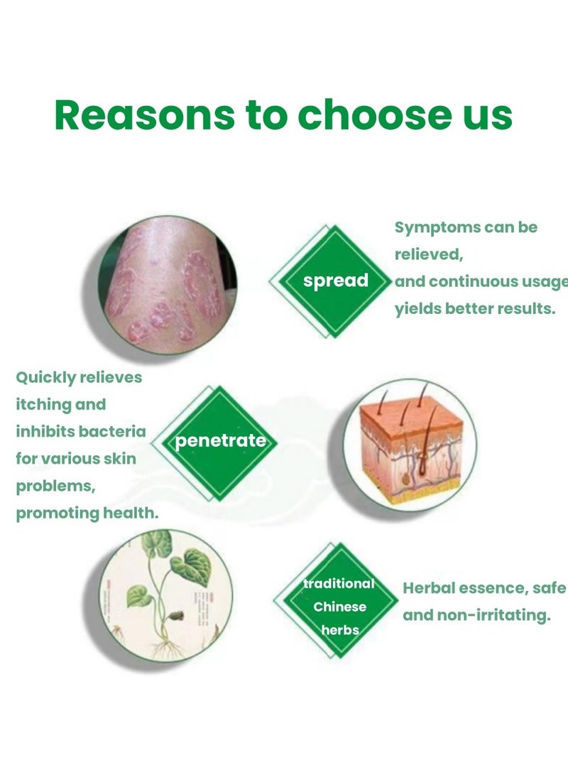 HEALMUSZ Herbal Psoriasis & Eczema Cream: Soothing Body Moss Therapy for Itchy Skin Relief  - Image 4