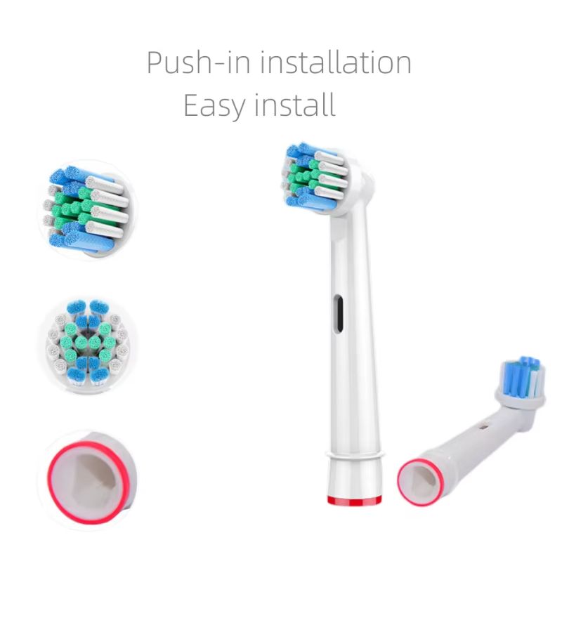 3D Rotating Sonic Brush Head 4 Pcs Replacement For Electric Toothbrush Accessories Economical Durable For Home Travel - Image 5