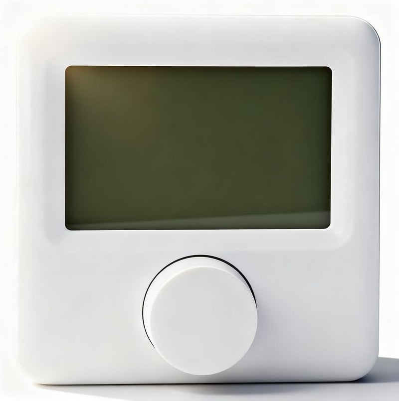 جهاز تحكم في درجة الحرارة رقمي بشاشة عرض LCD، قابل للبرمجة، يعمل بالبطارية، يتميز بحساسية عالية وسهولة في القراءة، مناسب للاستخدام في المنازل. - Image 1