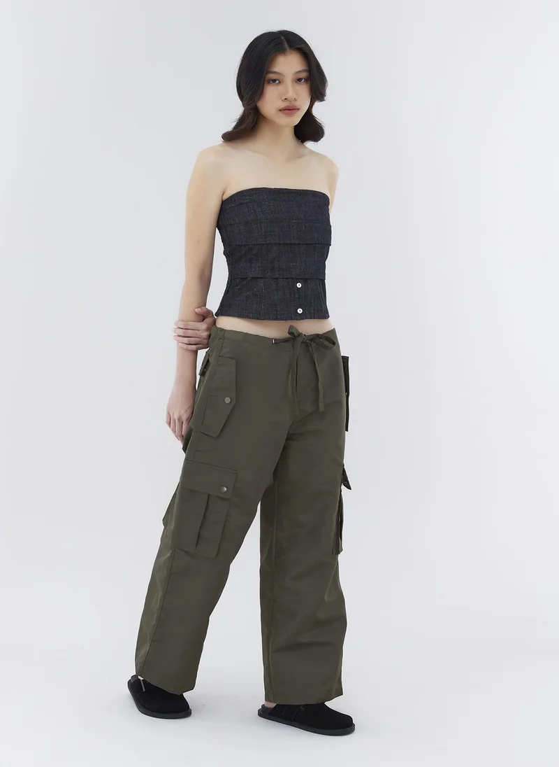 The Editor's Market Ofelia Relaxed Cargo Pants