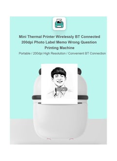 NIBEMINENT Mini Thermal Printer Blue/White  - Image 5