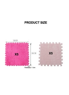JSAITOYS 10PCS Soft Non-Toxic Baby Colorful Puzzle Play Mat Square Foam Floor Mats for Kids and Infants EVA Foam Interlocking Tiles for Gym, Nursery, Playroom  - Image 2