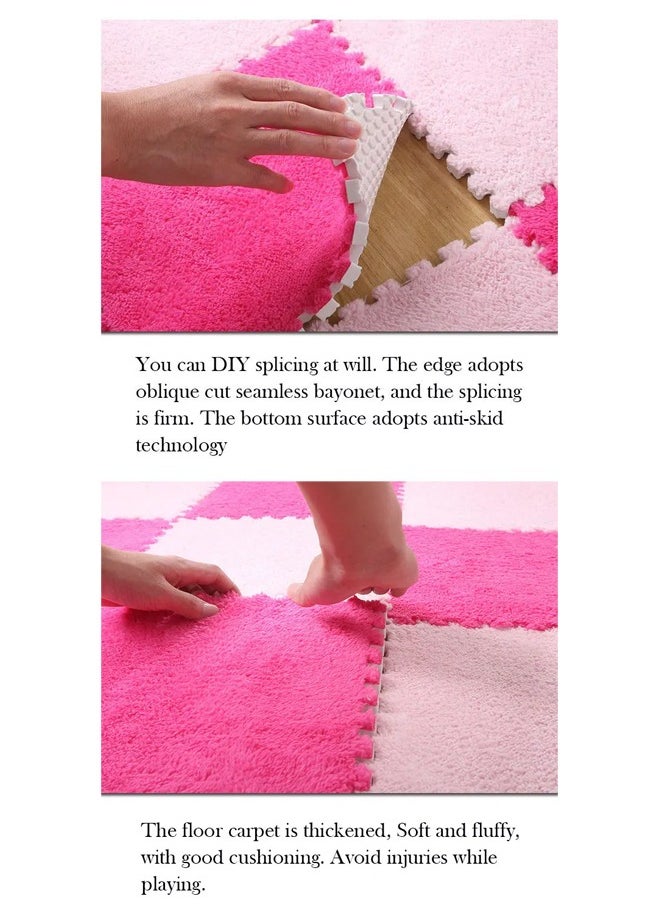 JSAITOYS - 10PCS Soft Non-Toxic Baby Colorful Puzzle Play Mat Square Foam Floor Mats for Kids and Infants EVA Foam Interlocking Tiles for Gym, Nursery, Playroom - Image 1