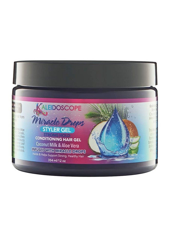 Kaleidoscope جل تصفيف قطرات المعجزة ؛ تثبيت قوي ؛ جل شعر مرطب 12 أونصة سائلة - Image 1