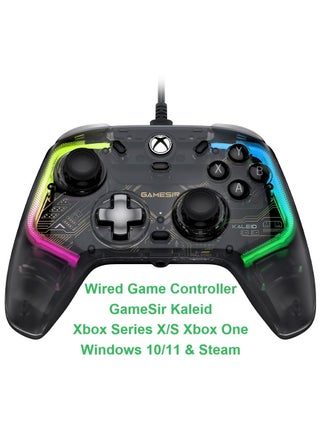 Gamepad GameSir Kaleid Wired Game Controller for Xbox Series X/S, Xbox One, Windows 10/11 & Steam, Plug and Play Gaming Gamepad, Transparent Video with Hall Effect Joysticks/Hall Trigger - pzsku/Z9036DBE5D5220403B461Z/45/_/1719886283/165e4030-d210-42c7-8808-3c43744d26b1