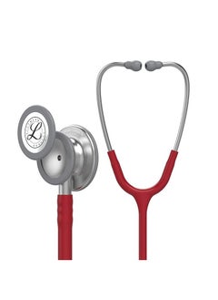 Littmann 3M Littmann Classic III Monitoring Stethoscope 27 inch Burgundy Tube 5627  - Image 1