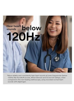 Littmann 3M Littmann Classic III Monitoring Stethoscope 27 inch Burgundy Tube 5627  - Image 5