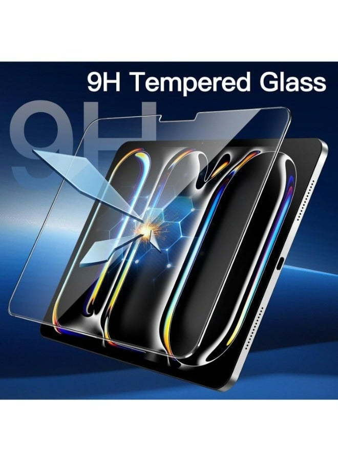 2 in 1  for iPad Pro 11 inch (2024 5th M4 / 2025 6th M5) Protection Pack - Ultra Clear Shockproof Case & Edge-to-Edge Screen Protector, 360 Degree Protection, Back Cover & Screen Protector,Clear - Image 4