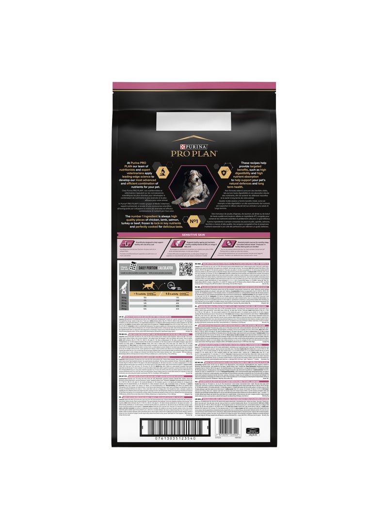 Purina Pro Plan Sensitive Skin Medium and Large Senior 7+, Dry Dog Food with Salmon 14kg  - Image 2