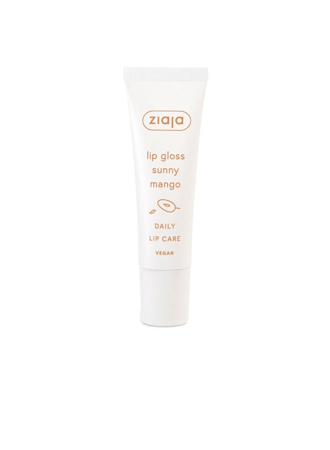 Ziaja Lip Gloss Sunny Mango 12ml - Image 1