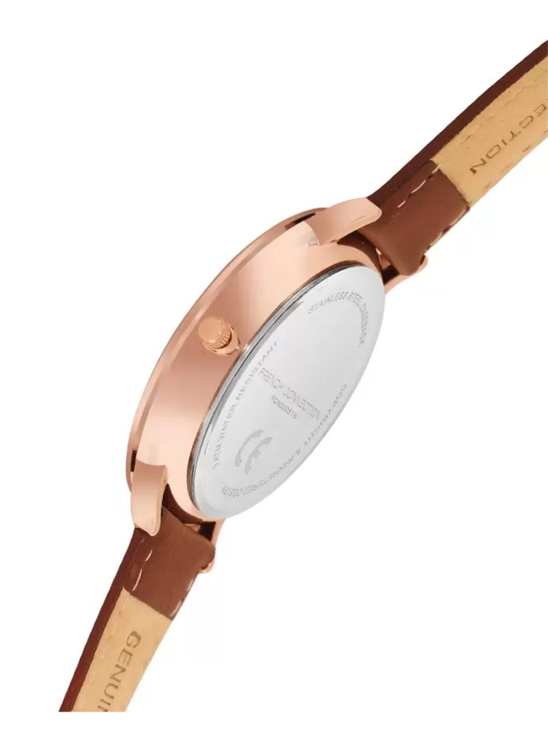 French Connection Mario Men's Leather Straps Analogue Watch FCN00051B - Image 2