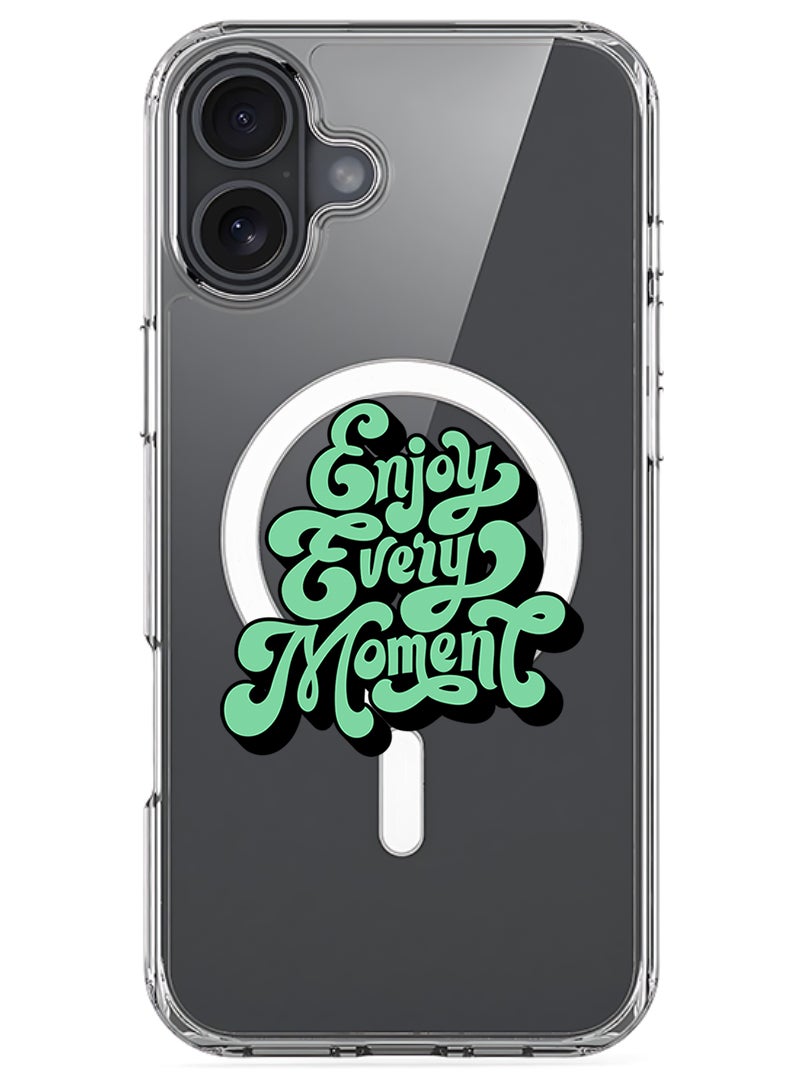 Theodor Magnetic Case for Apple iPhone 17 Compatible with MagSafe Wireless Charging, Shockproof Phone Bumper Cover - Enjoy Every Mopment-01 - Image 1