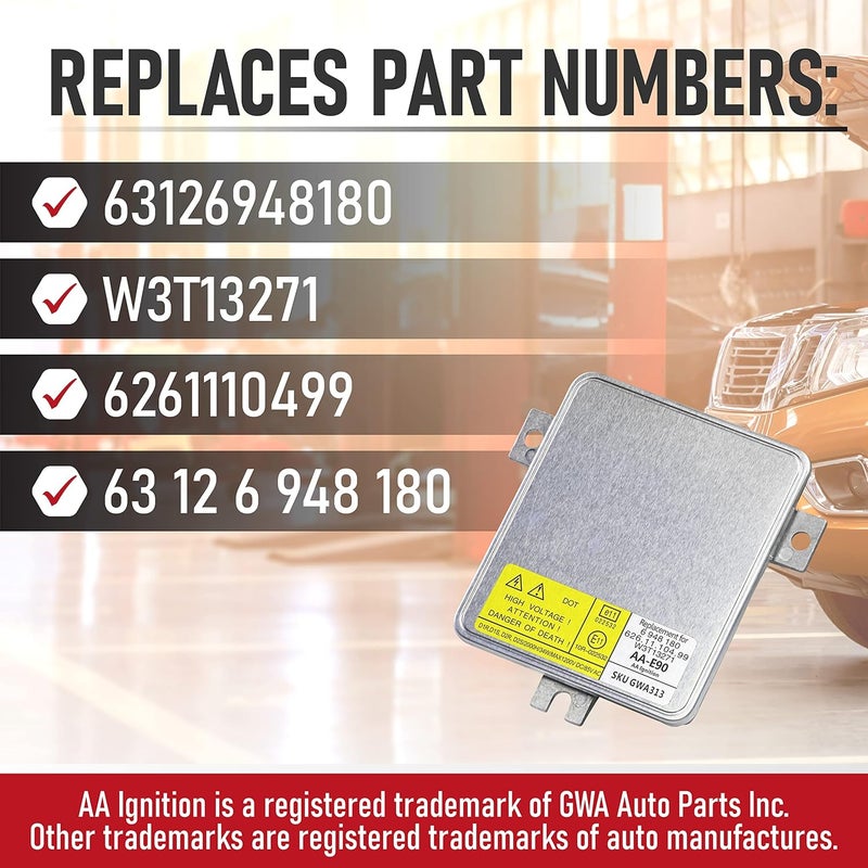 AA Ignition HID Xenon Headlight Ballast Control Unit Module - Image 3