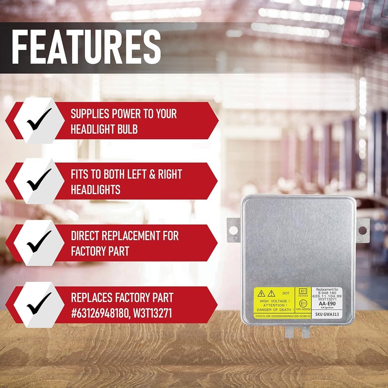 AA Ignition HID Xenon Headlight Ballast Control Unit Module - Image 2