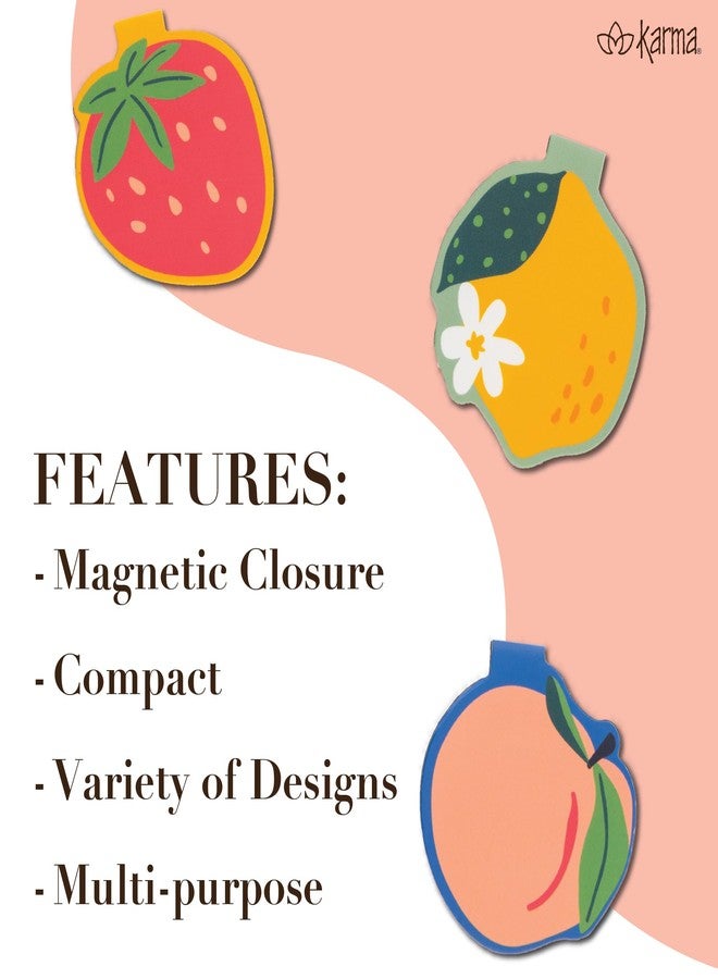Karma, Magnetic Bookmarks Set of 3, Cute Bookmarks for Women, Page Markers for Students Teachers Reading, Bread - Image 3