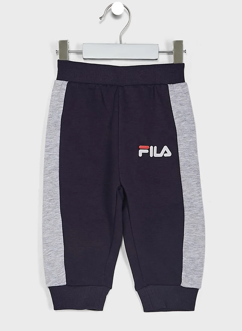 FILA Infant Colour Block Logo Tracksuit