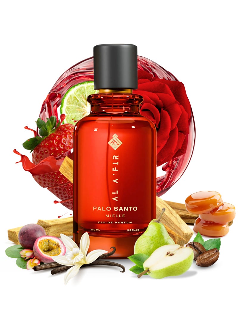 العافر عطر الفير بالو سانتو مييل - عطر حلو، فاكهي وزهري للرجال والنساء | عطر فاخر يدوم طويلاً - 100 مل - Image 1