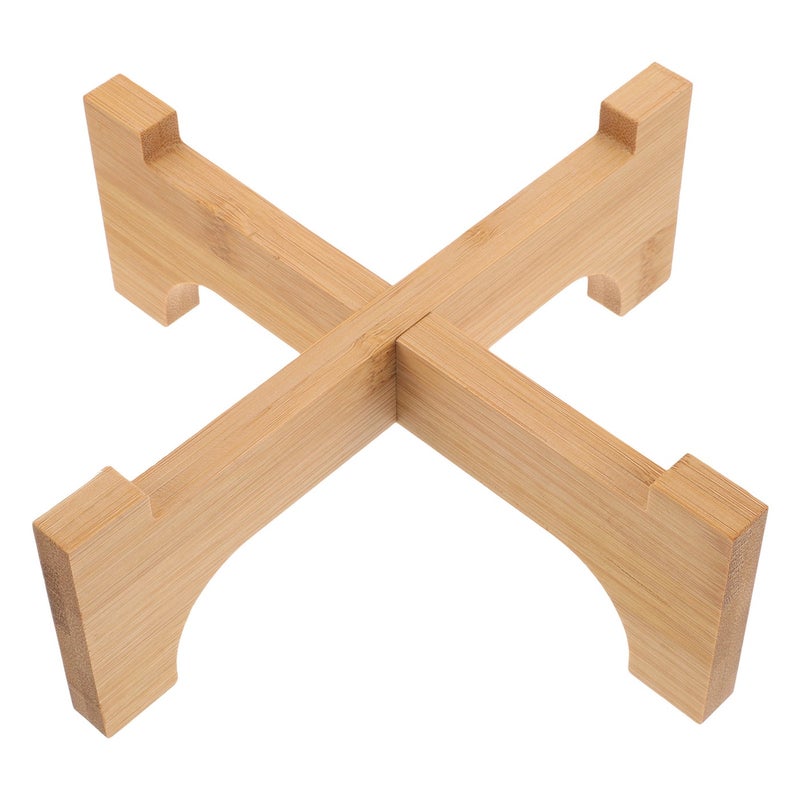 Wooden Drink Dispenser Stand & Flower Pot Holder - Image 5