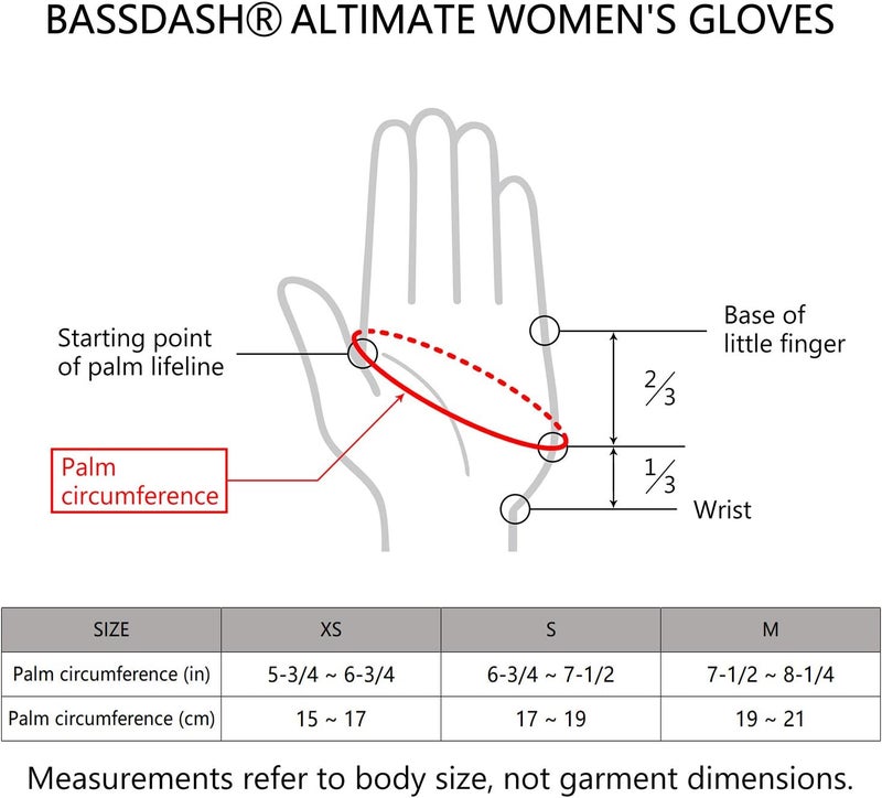 BASSDASH ALTIMATE UPF 50+ Women’s Fishing Gloves - UV Sun Protection Fingerless Gloves for Outdoor Activities - Image 2