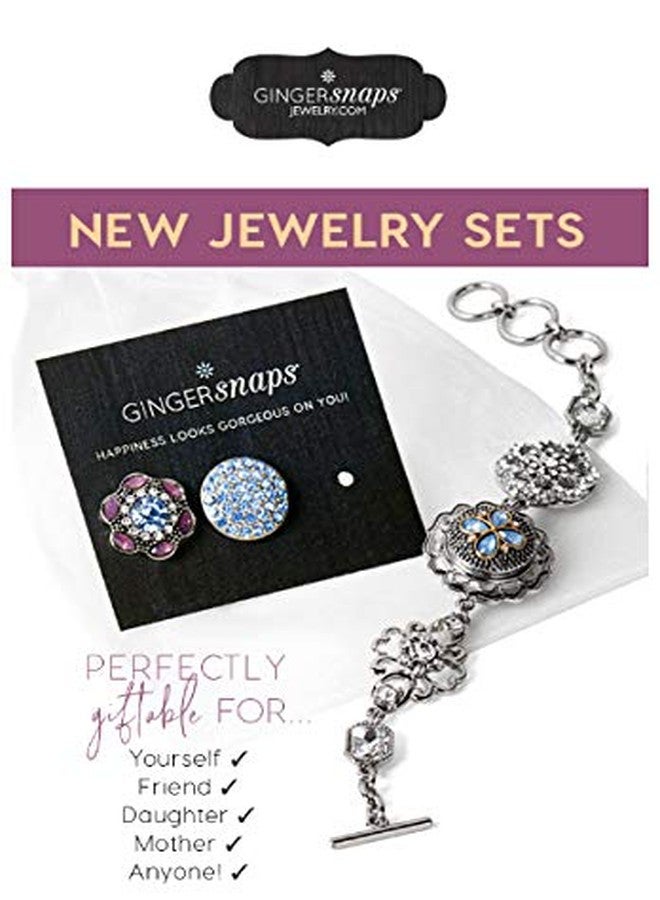 Ginger Snaps Kiss Snowman Charm Accessory | Interchangeable, Customizable & Adjustable Snap Jewelry Collection | Button Charms for Necklaces, Bracelets & Rings | Standard Size | SN19-35 - Image 5
