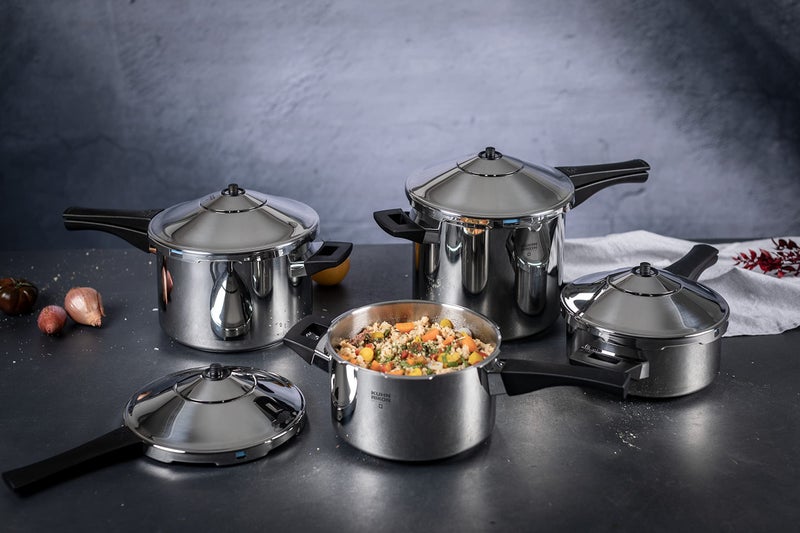 Kuhn Rikon Duromatic Stainless-Steel Saucepan Pressure Cooker - 7.4-Qt, Silver - Image 2