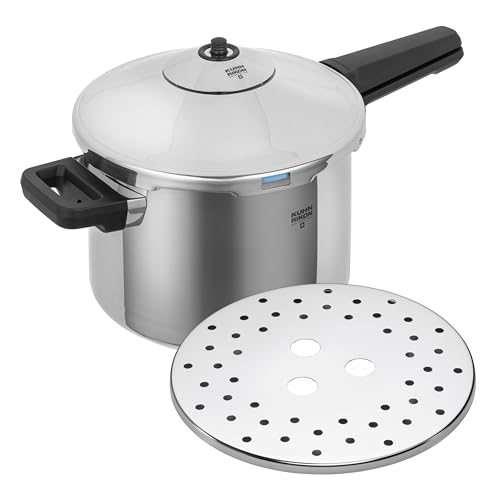 Kuhn Rikon Duromatic Stainless-Steel Saucepan Pressure Cooker - 7.4-Qt, Silver - Image 1