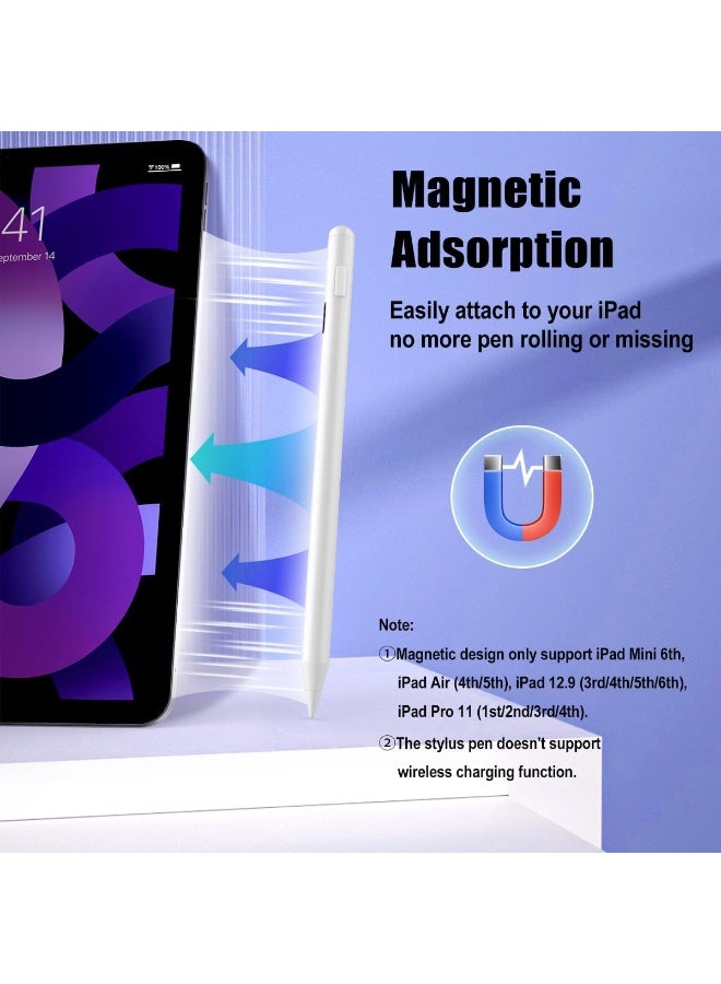 Enhance your digital experience with this universal active stylus pen designed for compatible touch screen devices. It offers smooth, precise input for writing, note-taking, sketching, and navigation. The built-in power display lets you easily monitor the battery level, while the fast charging feature keeps the stylus ready for everyday use. Palm rejection technology helps reduce accidental touches for a more natural writing experience. Its lightweight ergonomic design ensures comfortable use during extended study, work, or creative sessions. - Image 5