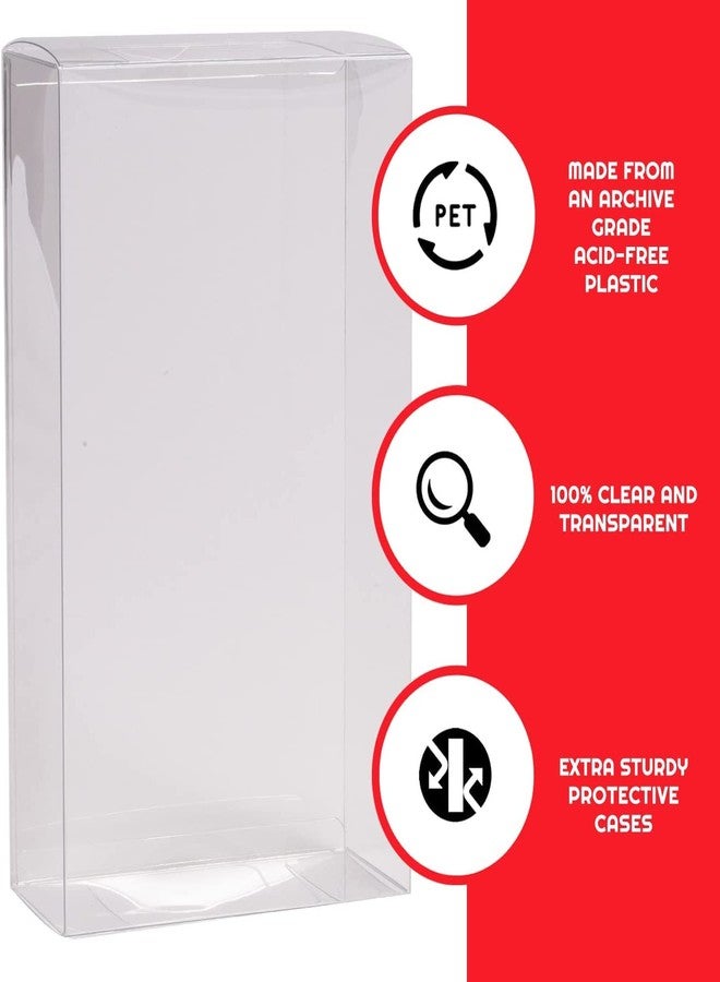 EVORETRO Action Figure Display Case Protector for McFarlane Dc Multiverse 7 in Figures, Warhammer 40k - 10 Pack - Thick 0.40mm Acid-Free PET Plastic, Sturdy, Ultra-Clear, Will Last for Years to Come - Image 5