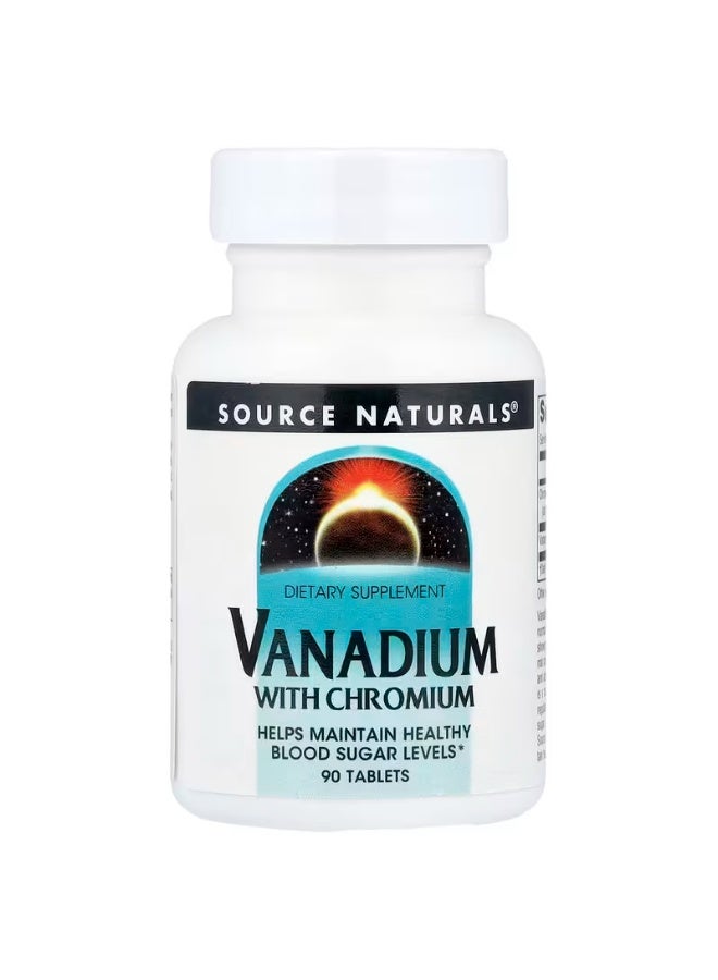 سورس ناتشورالز سورس ناتورالز‏, فاناديوم مع كروم، 90 قرصًا