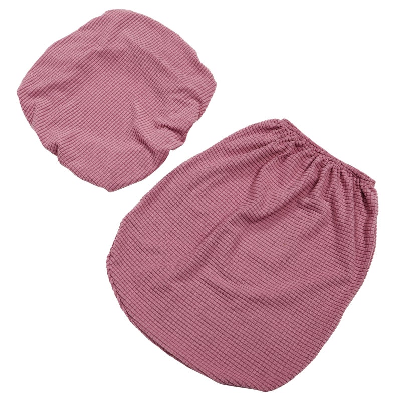 1 Set Office Chair Cover Anti-scratching Chair Cover Elastic Chair Seat And Backing Cover - Image 1