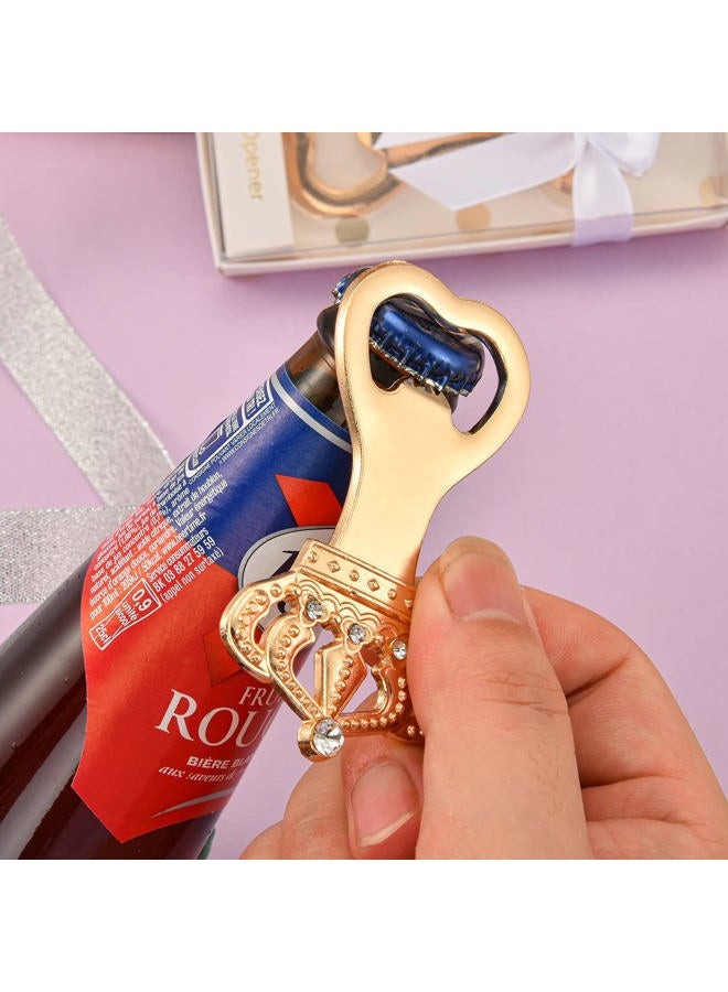 VZCBZC 50Packs Gold Crown Bottle Openers for Baby Shower, Wedding, and Birthday Party Favors - Elegant and Practical Gift for Guests - Image 4