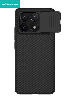 Nillkin Xiaomi POCO X6 Pro Phone Case, Slide Camera Case Design, 360° Full Body Coverage Shockproof Phone Back Cover, Anti-Fall Anti-Scratch Anti-fingerprint Protective Case for Xiaomi POCO X6 Pro 5G, Black  - Image 1
