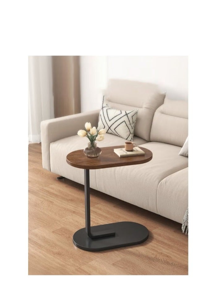 هوتس يو أيه إي طاولة جانبية صغيرة ، طاولة نهاية على شكل C للأريكة والسرير ، طاولة علبة التلفزيون مع إطار معدني للأريكة ، غرفة المعيشة ، غرفة النوم 45 * 30 * 63 سم - Image 2