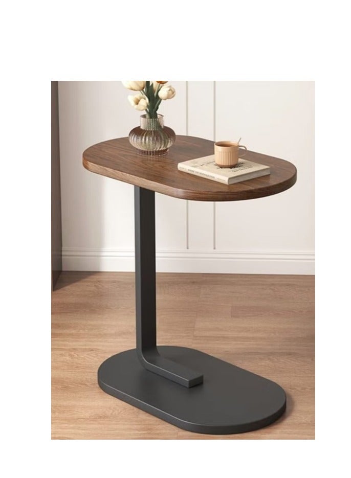 هوتس يو أيه إي طاولة جانبية صغيرة ، طاولة نهاية على شكل C للأريكة والسرير ، طاولة علبة التلفزيون مع إطار معدني للأريكة ، غرفة المعيشة ، غرفة النوم 45 * 30 * 63 سم - Image 3