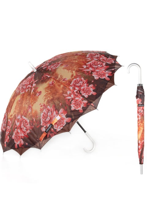 Umbrella with Sun Protection, Portable Lightweight, Windproof Umbrella With UV Protection and Rain